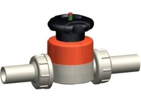 氣動隔膜閥，+GF+標準型 514型隔膜閥 帶SDR11對焊端