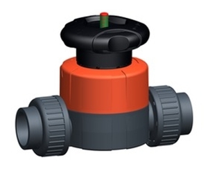 +GF+514型隔膜閥,PVC-U 帶NPT內螺紋承插端